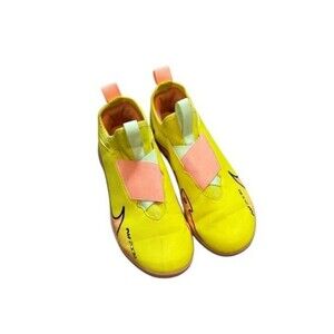 Nike Jr Zoom Mercurial Vapor Indoor Academy Soccer Kids Shoes Size 4Y DJ5619-780